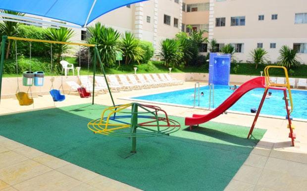 Apartamento Encontro Das Aguas Caldas Novas Bagian luar foto